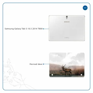 برچسب پوششی ماهوت مدل Horned Deer مناسب برای تبلت سامسونگ Galaxy Tab S 10.5 2014 T800