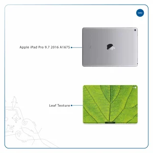 برچسب پوششی ماهوت مدل Leaf-Texture مناسب برای تبلت اپل iPad Pro 9.7 2016 A1675