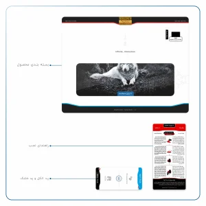 برچسب پوششی ماهوت مدل Dire Wolf مناسب برای تبلت اپل iPad Pro 10.5 2017 A1709