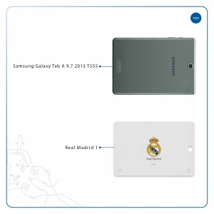 برچسب پوششی ماهوت مدل Real-Madrid مناسب برای تبلت سامسونگ Galaxy Tab A 9.7 2015 T555