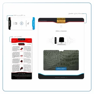 برچسب پوششی ماهوت مدل Green-Crocodile-Leather مناسب برای تبلت اپل iPad mini 2012 A1455