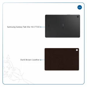 برچسب پوششی ماهوت مدل Dark-Brown-Leather مناسب برای تبلت سامسونگ Galaxy Tab S5e 10.5 2019 T725