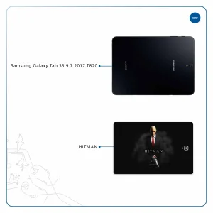 برچسب پوششی ماهوت مدل Hitman-Game مناسب برای تبلت سامسونگ Galaxy Tab S3 9.7 2017 T820