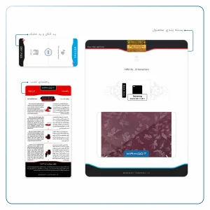 برچسب پوششی ماهوت مدل Red-Wildflower مناسب برای تبلت سامسونگ Galaxy Tab 7.7 2011 P6800
