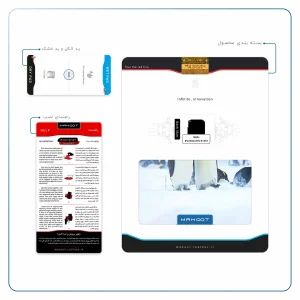 برچسب پوششی ماهوت مدل Penguin مناسب برای تبلت اپل iPad mini 2012 A1432