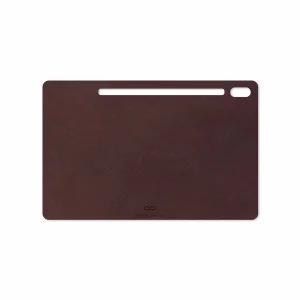 برچسب پوششی ماهوت مدل Matte-Dark-Brown-Leather مناسب برای تبلت سامسونگ Galaxy Tab S6 2019 SM-T860