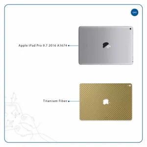 برچسب پوششی ماهوت مدل Titanium-Fiber مناسب برای تبلت اپل iPad Pro 9.7 2016 A1674