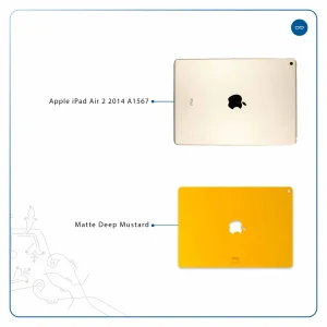 برچسب پوششی ماهوت مدل Matte-Deep-Mustard مناسب برای تبلت اپل iPad Air 2 2014 A1567
