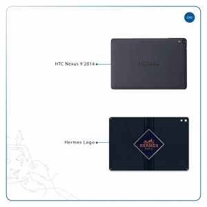 برچسب پوششی ماهوت مدل Hermes-Logo مناسب برای تبلت اچ تی سی Nexus 9 2014