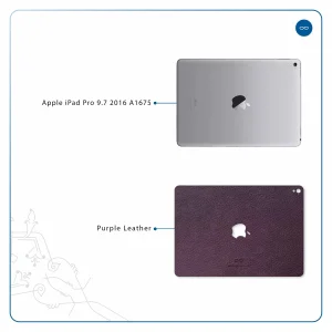 برچسب پوششی ماهوت مدل Purple-Leather مناسب برای تبلت اپل iPad Pro 9.7 2016 A1675