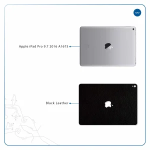 برچسب پوششی ماهوت مدل Black-Leather مناسب برای تبلت اپل iPad Pro 9.7 2016 A1675