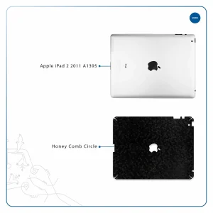 برچسب پوششی ماهوت مدل Honey-Comb-Circle مناسب برای تبلت اپل iPad 2 2011 A1395