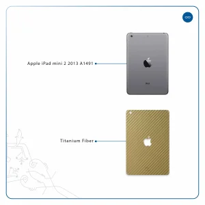 برچسب پوششی ماهوت مدل Titanium-Fiber مناسب برای تبلت اپل iPad mini 2 2013 A1491