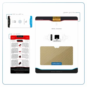 برچسب پوششی ماهوت مدل Titanium-Fiber مناسب برای تبلت اپل iPad mini 2 2013 A1491