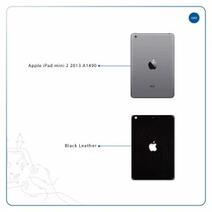 برچسب پوششی ماهوت مدل Black-Leather مناسب برای تبلت اپل iPad mini 2 2013 A1490