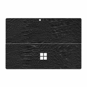 برچسب پوششی ماهوت مدل Black-Crocodile-Leather مناسب برای تبلت مایکروسافت Surface Pro 4 2015