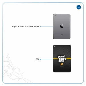 برچسب پوششی ماهوت مدل Gta-Game مناسب برای تبلت اپل iPad mini 2 2013 A1489