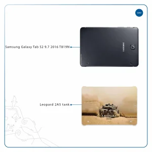 برچسب پوششی ماهوت مدل Leopard 2A5 tank مناسب برای تبلت سامسونگ Galaxy Tab S2 9.7 2016 T819N