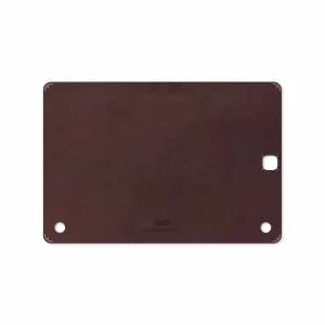 برچسب پوششی ماهوت مدل Matte-Dark-Brown-Leather مناسب برای تبلت سامسونگ Galaxy Tab A 9.7 2015 T555
