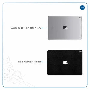 برچسب پوششی ماهوت مدل Black-Chamois-Leather مناسب برای تبلت اپل iPad Pro 9.7 2016 A1675