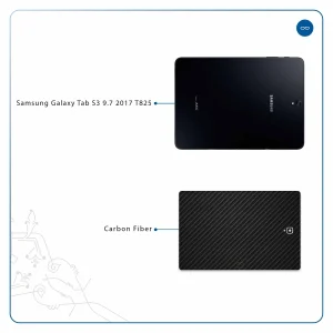 برچسب پوششی ماهوت مدل Carbon-Fiber مناسب برای تبلت سامسونگ Galaxy Tab S3 9.7 2017 T825