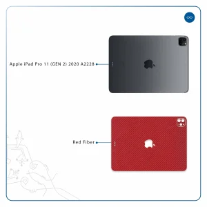برچسب پوششی ماهوت مدل Red-Fiber مناسب برای تبلت اپل iPad Pro 11 (GEN 2) 2020 A2228