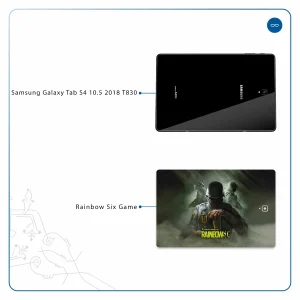 برچسب پوششی ماهوت مدل Rainbow-Six-Game مناسب برای تبلت سامسونگ Galaxy Tab S4 10.5 2018 T830