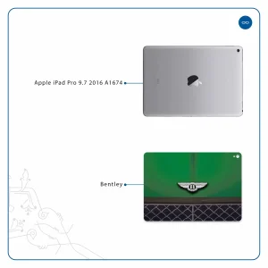 برچسب پوششی ماهوت مدل Bentley مناسب برای تبلت اپل iPad Pro 9.7 2016 A1674