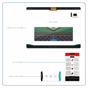 برچسب پوششی ماهوت مدل Bentley مناسب برای تبلت اپل iPad Pro 9.7 2016 A1674