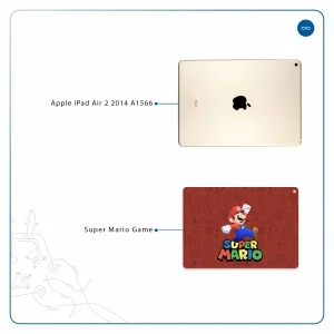 برچسب پوششی ماهوت مدل Super-Mario-Game مناسب برای تبلت اپل iPad Air 2 2014 A1566