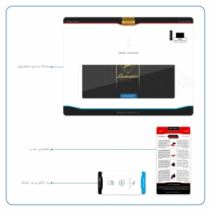 برچسب پوششی ماهوت مدل Lamborghini مناسب برای تبلت اپل iPad Pro 9.7 2016 A1674