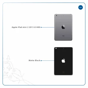 برچسب پوششی ماهوت مدل Matte-Black مناسب برای تبلت اپل iPad mini 2 2013 A1490