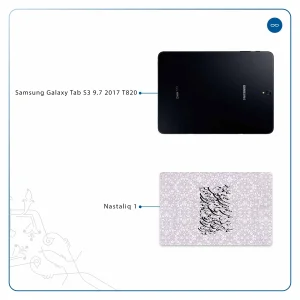 برچسب پوششی ماهوت مدل Nastaliq-1 مناسب برای تبلت سامسونگ Galaxy Tab S3 9.7 2017 T820