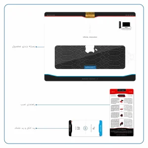 برچسب پوششی ماهوت مدل Black-Snake-Leather مناسب برای تبلت اپل iPad Pro 9.7 2016 A1674