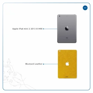 برچسب پوششی ماهوت مدل Mustard-Leather مناسب برای تبلت اپل iPad mini 2 2013 A1490