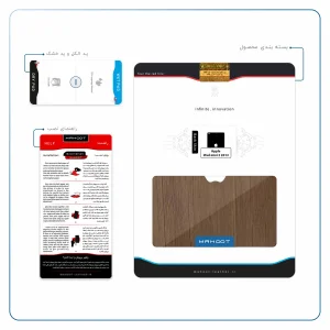 برچسب پوششی ماهوت مدل Orange-Wood مناسب برای تبلت اپل iPad mini 2 2013 A1491