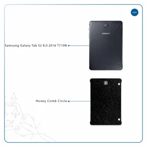 برچسب پوششی ماهوت مدل Honey-Comb-Circle مناسب برای تبلت سامسونگ Galaxy Tab S2 8.0 2016 T719N