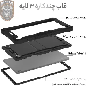کاور سامورایی مدل Megatron مناسب برای تبلت سامسونگ Galaxy Tab A11 8.7 inch