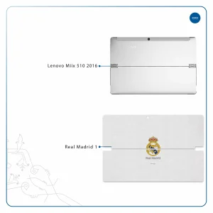 برچسب پوششی ماهوت مدل Real-Madrid مناسب برای تبلت لنوو Miix 510 2016