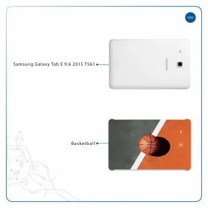 برچسب پوششی ماهوت مدل Basketball مناسب برای تبلت سامسونگ Galaxy Tab E 9.6 2015 T561