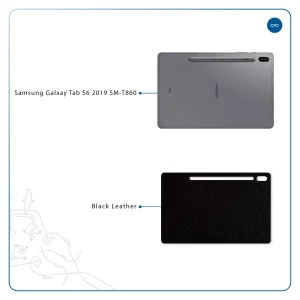 برچسب پوششی ماهوت مدل Black-Leather مناسب برای تبلت سامسونگ Galaxy Tab S6 2019 SM-T860
