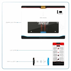 برچسب پوششی ماهوت مدل Need-for-Speed-Game مناسب برای تبلت سامسونگ Galaxy Tab S2 9.7 2016 T813N