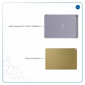 برچسب پوششی ماهوت مدل Titanium-Fiber مناسب برای تبلت ایسوس Zenpad 3S 10 2017 Z500KL