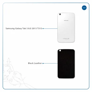 برچسب پوششی ماهوت مدل Black-Leather مناسب برای تبلت سامسونگ Galaxy Tab 3 8.0 2013 T315