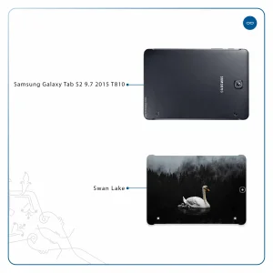 برچسب پوششی ماهوت مدل Swan Lake مناسب برای تبلت سامسونگ Galaxy Tab S2 9.7 2015 T810