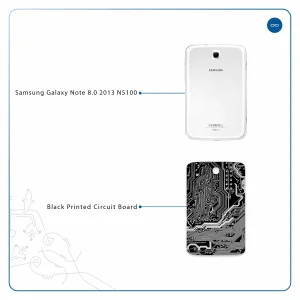 برچسب پوششی ماهوت مدل Black Printed Circuit Board مناسب برای تبلت سامسونگ Galaxy Note 8.0 2013 N5100