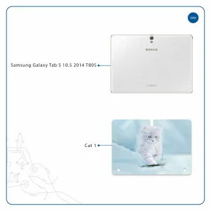برچسب پوششی ماهوت مدل Cat-1 مناسب برای تبلت سامسونگ Galaxy Tab S 10.5 2014 T805