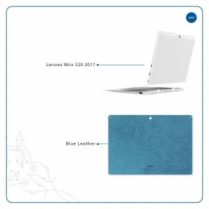 برچسب پوششی ماهوت مدل Blue-Leather مناسب برای تبلت لنوو Miix 320 2017