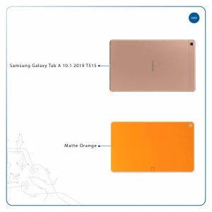 برچسب پوششی ماهوت مدل Matte-Orange مناسب برای تبلت سامسونگ Galaxy Tab A 10.1 2019 T515