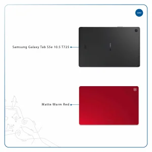 برچسب پوششی ماهوت مدل Matte-Warm-Red مناسب برای تبلت سامسونگ Galaxy Tab S5e 10.5 2019 T725